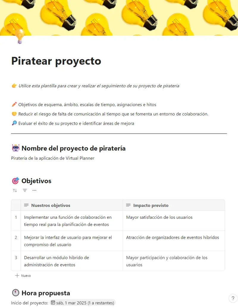 Proyecto de piratería