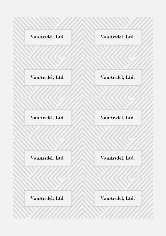 Tarjetas de presentación a rayas modern-geometric