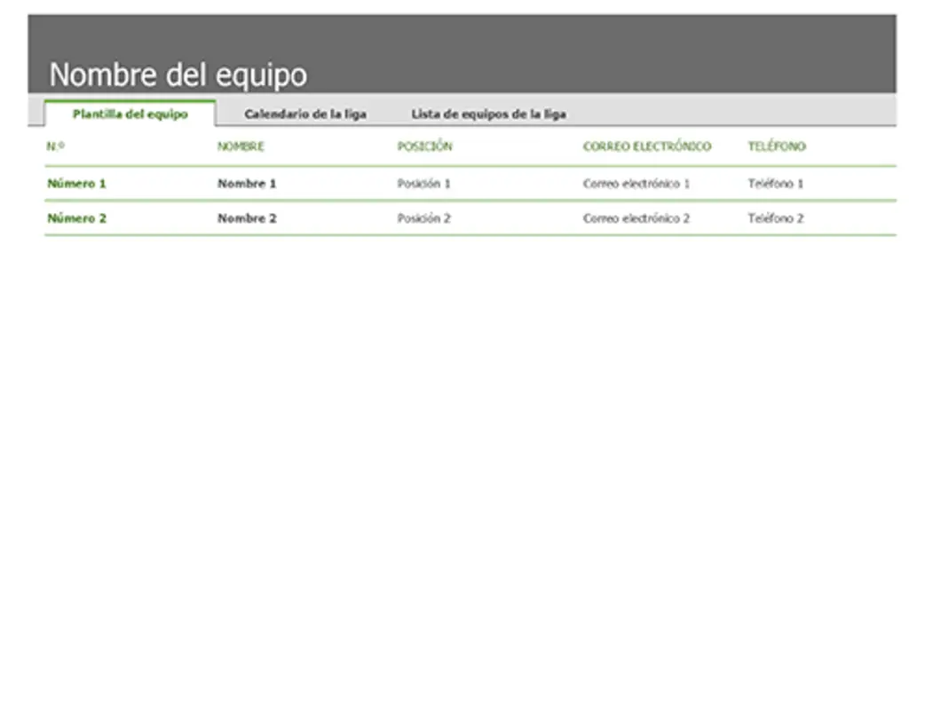 Plantilla y calendario de deportes gray modern-simple