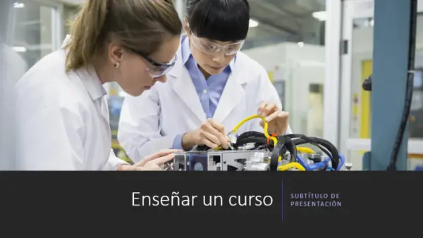 Diapositivas clásicas para enseñar un curso empresarial purple modern simple