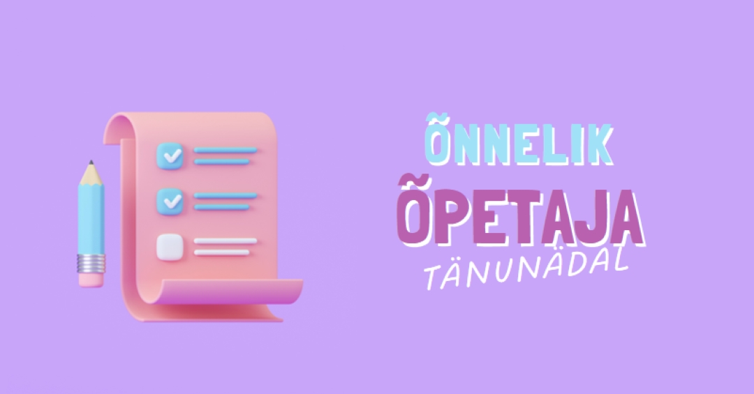Õpetajate tänunädal purple whimsical-color-block
