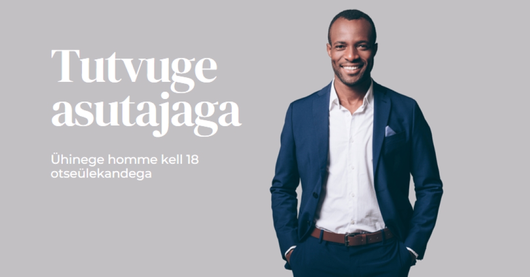 Tutvuge asutajaga gray modern-simple
