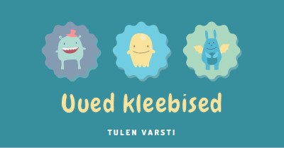 Uued kleepsud on tulekul blue whimsical-color-block