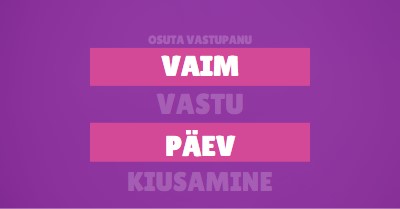 Seisa kiusamise vastu purple modern-bold