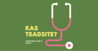 Kas teadsite? green modern-bold