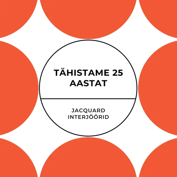 25 aasta tähistamine orange modern-geometric-&-linear