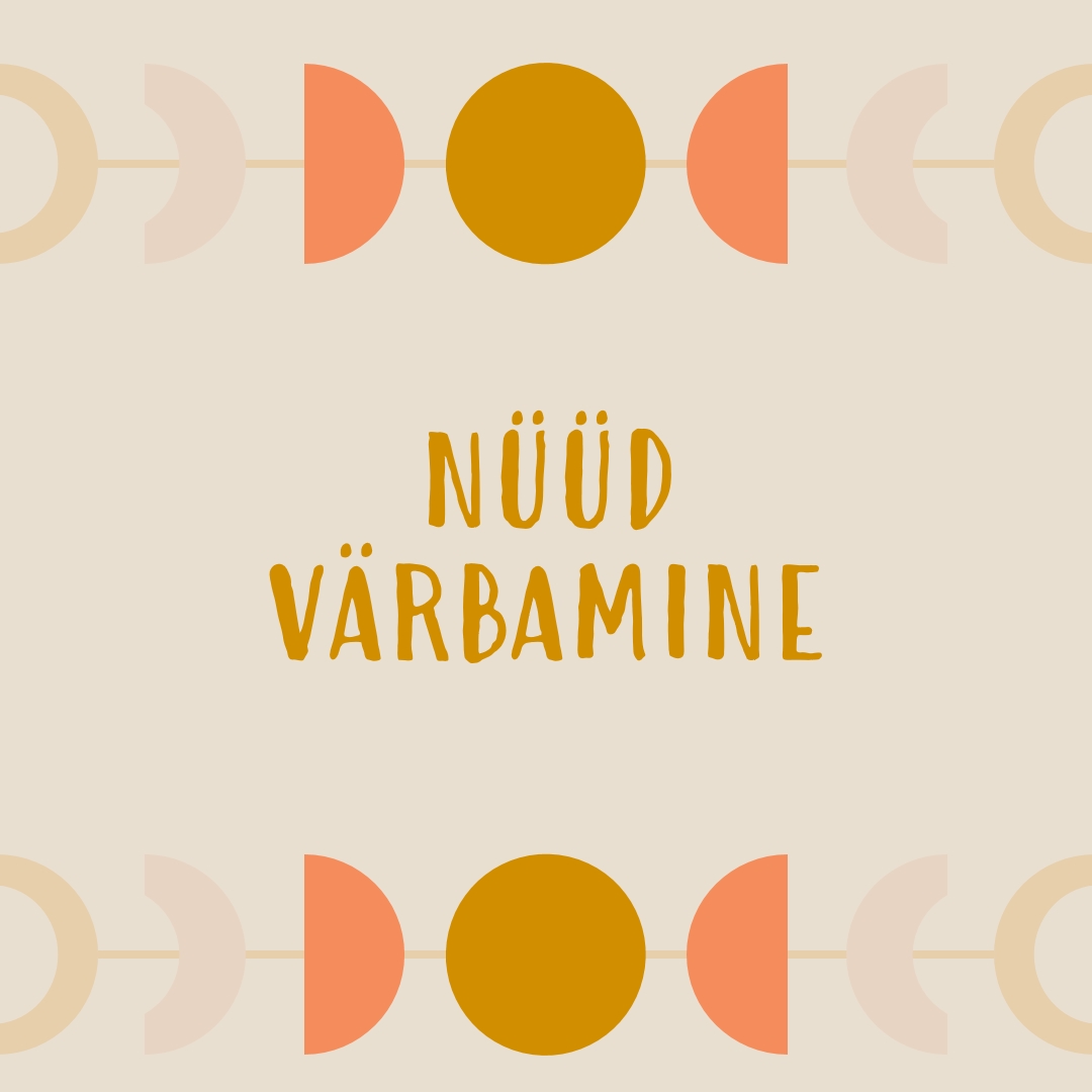 Pastellkuu tsüklid yellow organic-boho