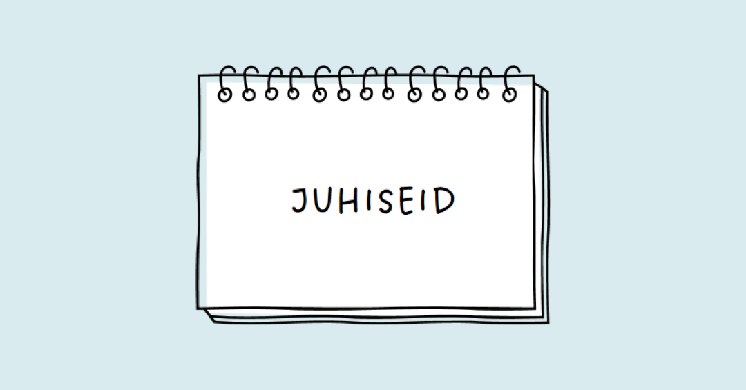 Teie juhised blue whimsical-line