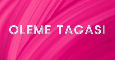 Tagalugu pink modern-bold