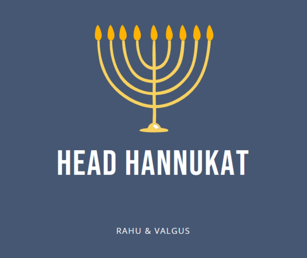 Hanuka sametš blue modern-simple