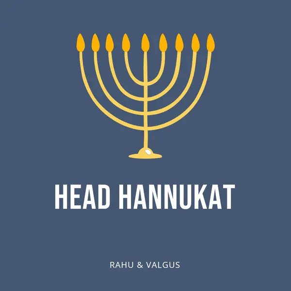 Hanuka sametš blue modern-simple