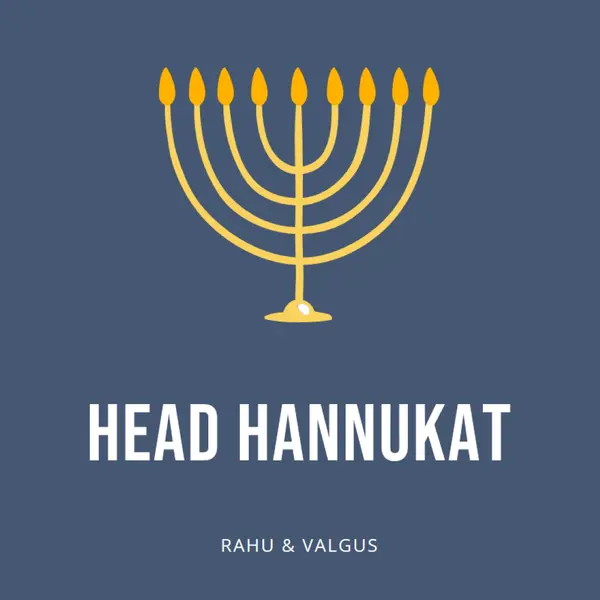 Hanuka sametš blue modern-simple