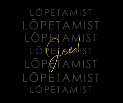 Yay lõpetamiseks black modern-simple