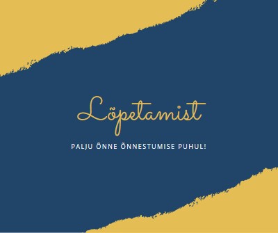 Diplomite põnevus yellow modern-simple