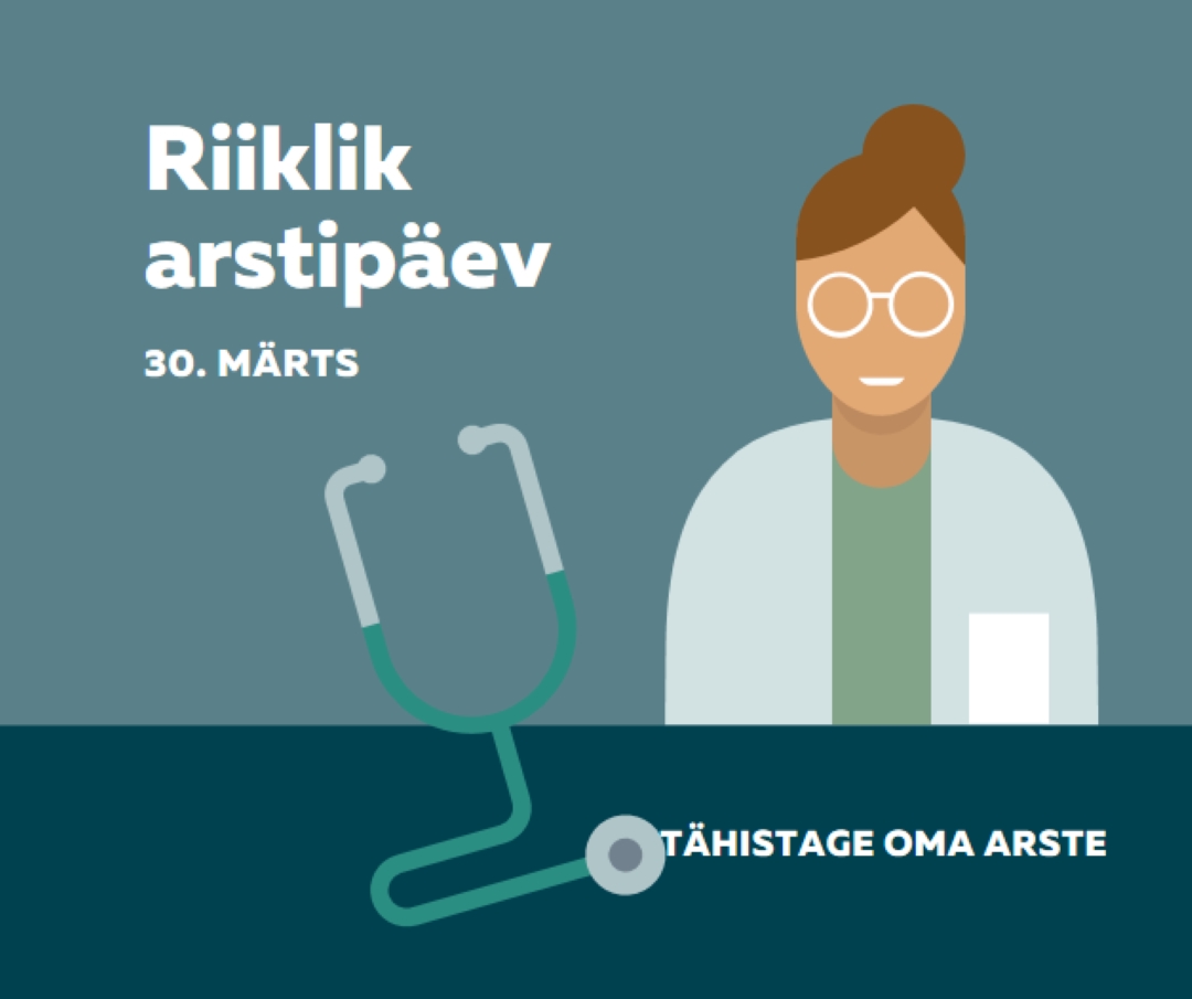 Riiklik arstipäev blue modern-color-block