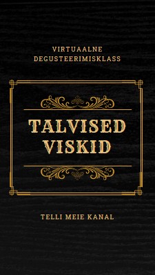 Talvised viskid black vintage-retro