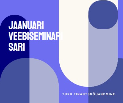 Jaanuari veebiseminari sari blue modern-bold