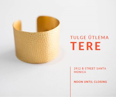 Tule tere ütlema white modern-bold