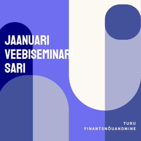 Jaanuari veebiseminari sari blue modern-bold