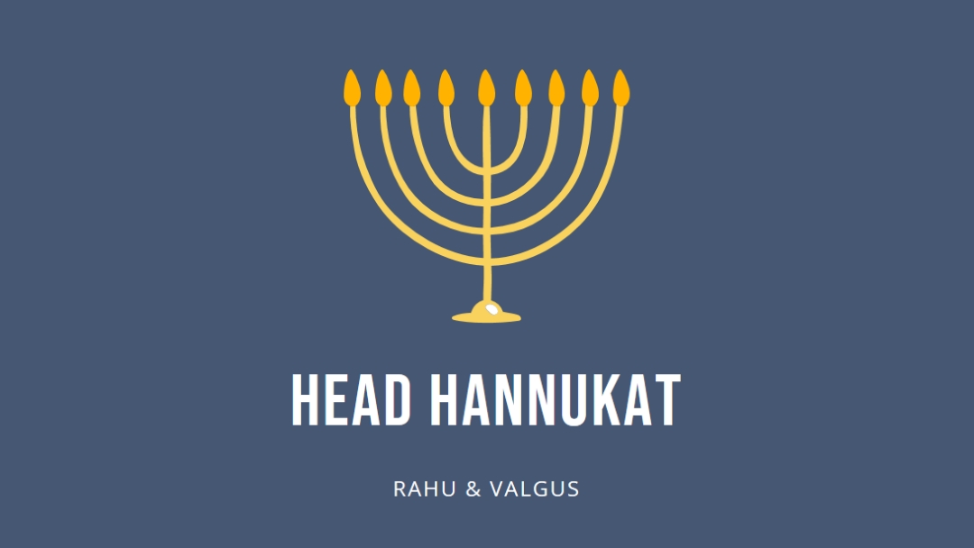 Hanuka sametš blue modern-simple