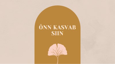 Õnn kasvab siin gray organic-boho