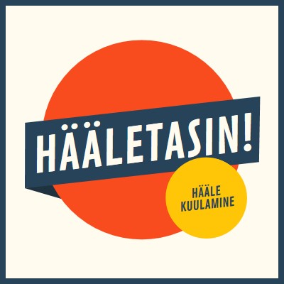 Ma hääletasin! red vintage-retro