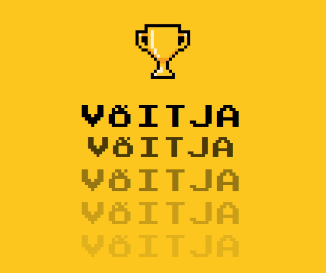 Trofee elu yellow vintage-retro