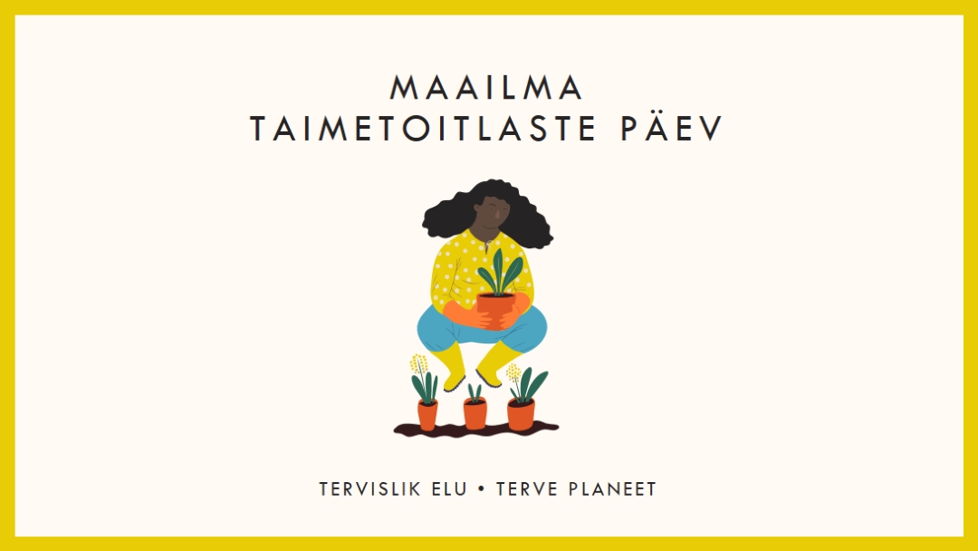 On maailma taimetoitlaste päev white modern-simple