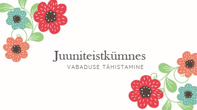 Juuni õitsedes white organic-boho