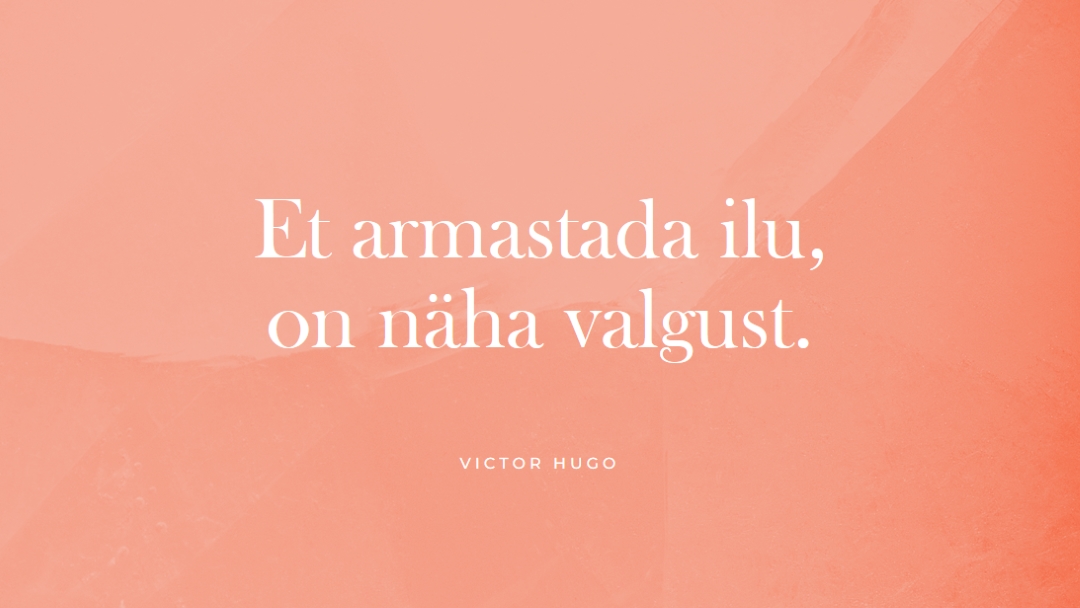 Armastus, ilu ja valgus pink modern-simple