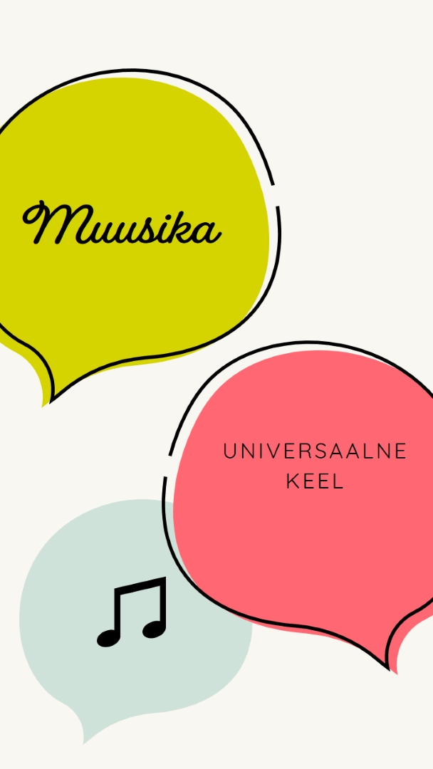 Muusikaline keel white whimsical-line