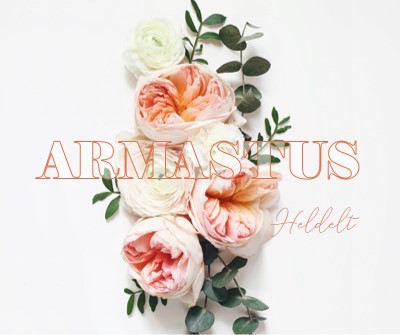 Armastus heldelt white vintage-botanical