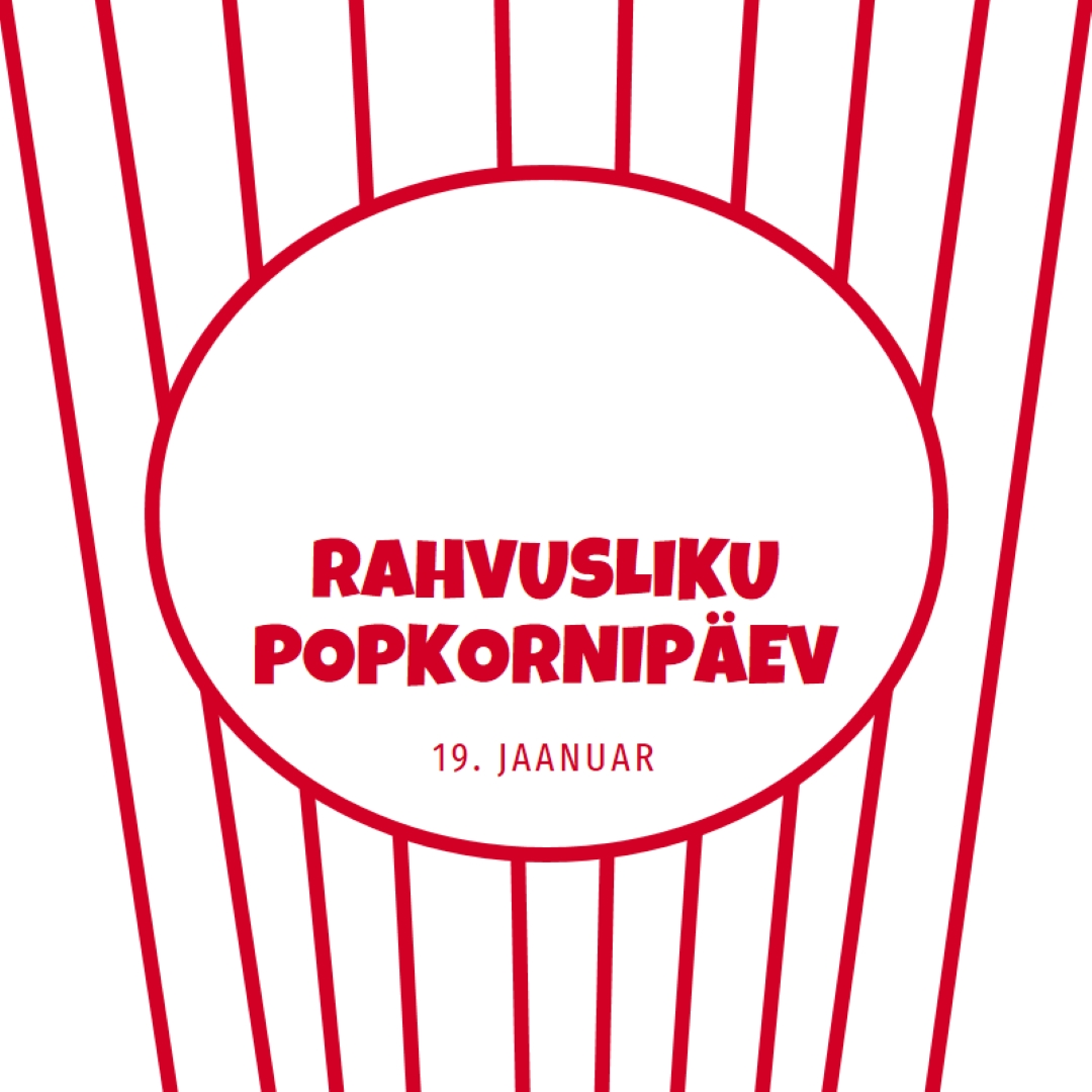 Rahvusliku popkornipäev white whimsical-line