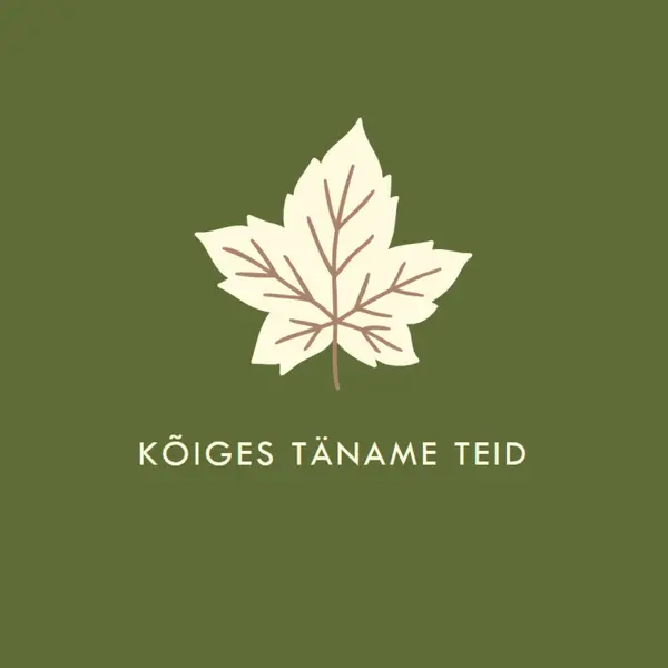 Tänulikkuse suhtumine green modern-simple