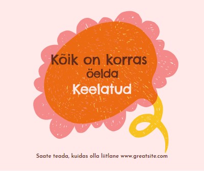 Kuidas olla liitlane? orange whimsical-color-block