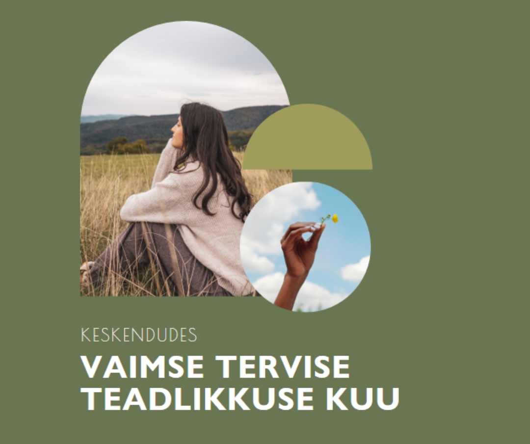 Keskendumine vaimsele tervisele green modern-simple