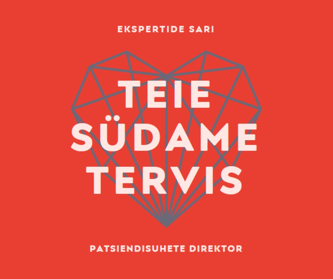 Teie südame tervis red modern-bold