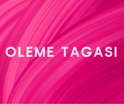 Tagalugu pink modern-bold