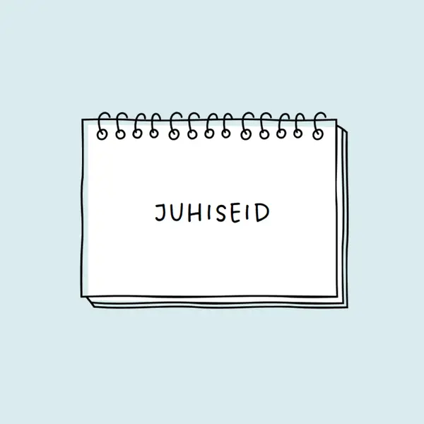 Teie juhised blue whimsical-line