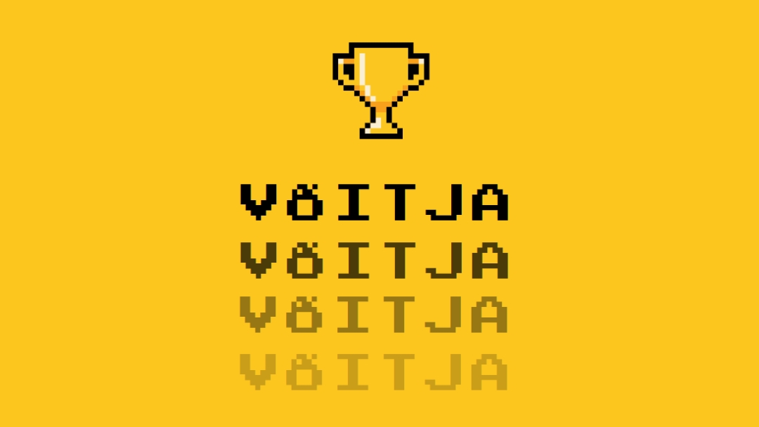 Trofee elu yellow vintage-retro
