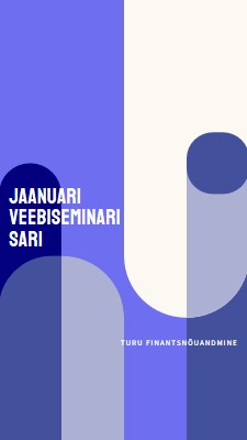 Jaanuari veebiseminari sari blue modern-bold