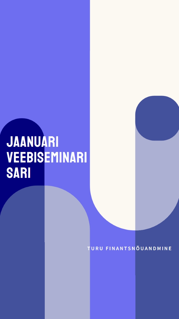 Jaanuari veebiseminari sari blue modern-bold
