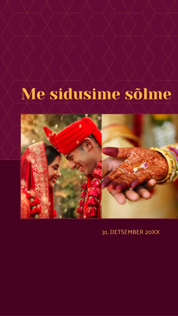 Me sidusime sõlme red modern-simple