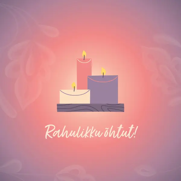 Rahulikku õhtut! purple modern,gradient,illustration,simple,motif,handwriting