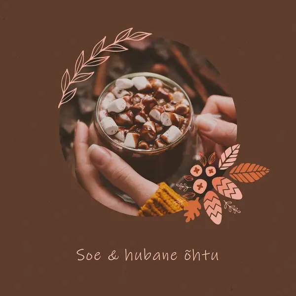 Soe ja hubane õhtu brown modern,simple,frame,botanical,handwriting,