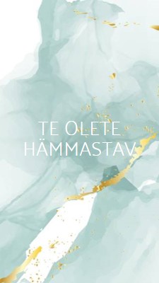 Te olete hämmastav blue modern-simple