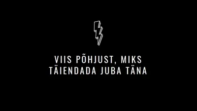 Viis põhjust versioonitäienduseks black modern-bold