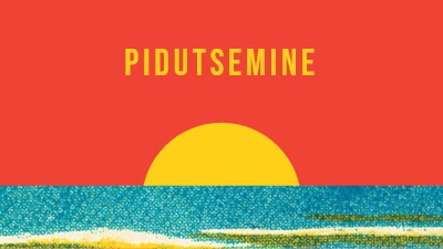 Pidutsemine red vintage-retro