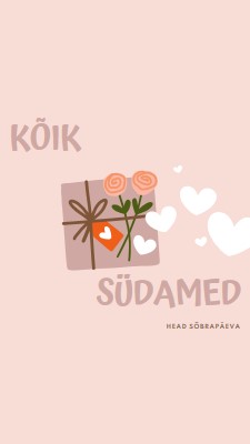 Kõik südamed pink whimsical-color-block