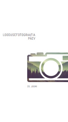 Loodusefotograafia päev white modern-simple